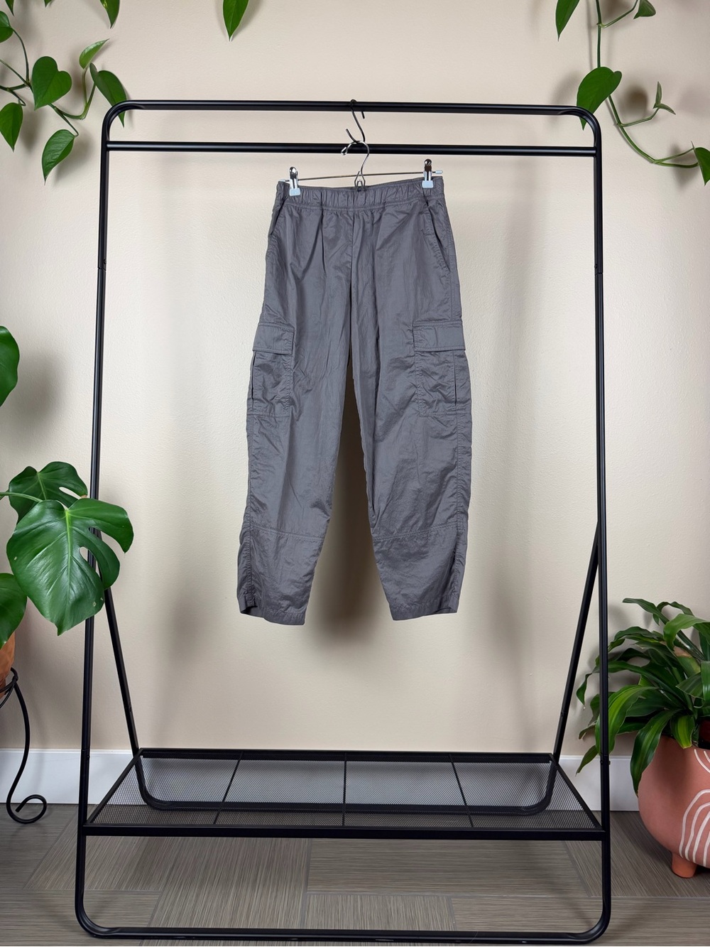 Zella Gray Cargo Track Pants